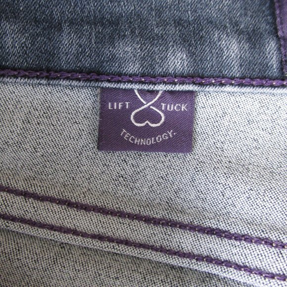 NYDJ Dark Blue Alina Leggings Skinny Jeans Size 8 - Picture 3 of 9